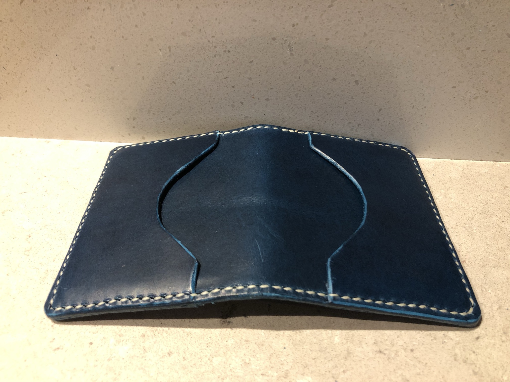 Blue Buttero Wallet back profile